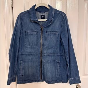 Gap Denim Jacket w/ Zipper (L)
